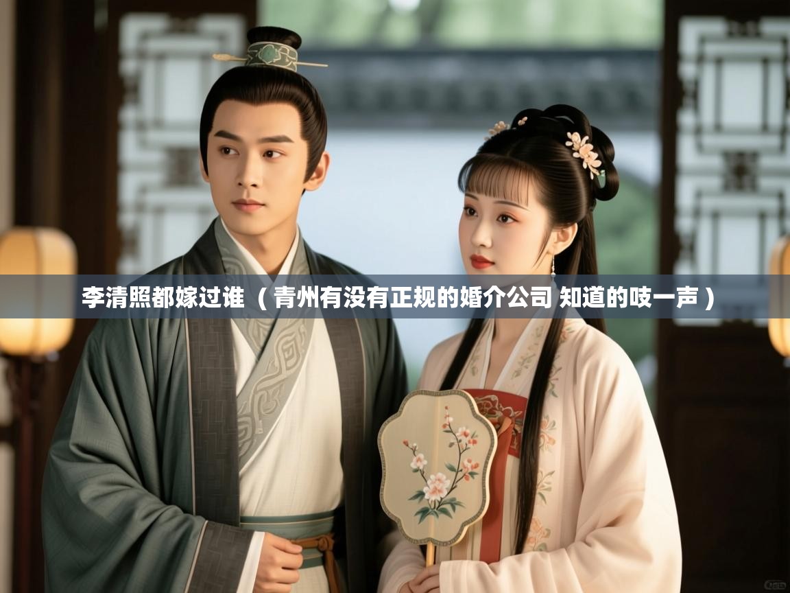  李清照都嫁过谁  ( 青州有没有正规的婚介公司 知道的吱一声 )