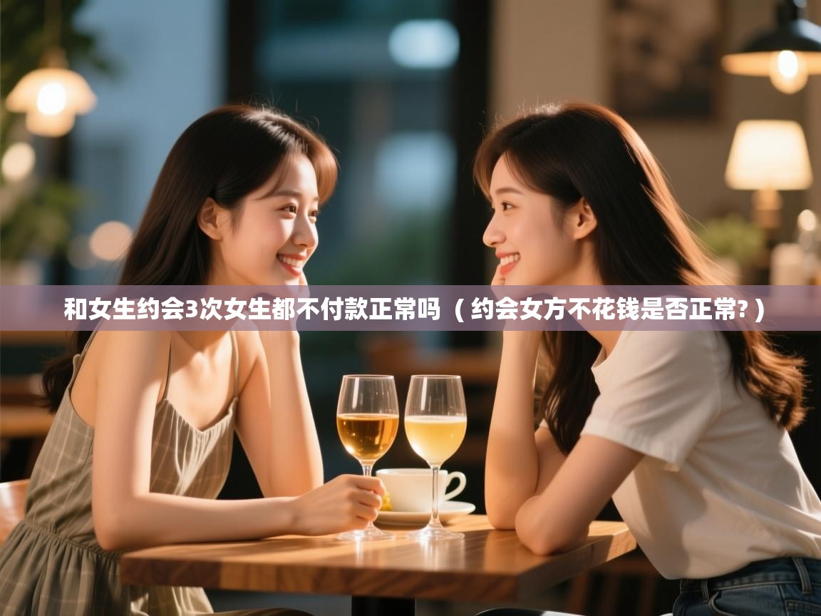  和女生约会3次女生都不付款正常吗  ( 约会女方不花钱是否正常? )