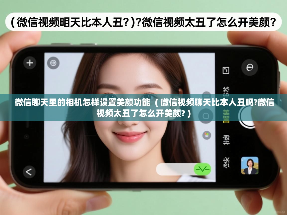  微信聊天里的相机怎样设置美颜功能  ( 微信视频聊天比本人丑吗?微信视频太丑了怎么开美颜? )