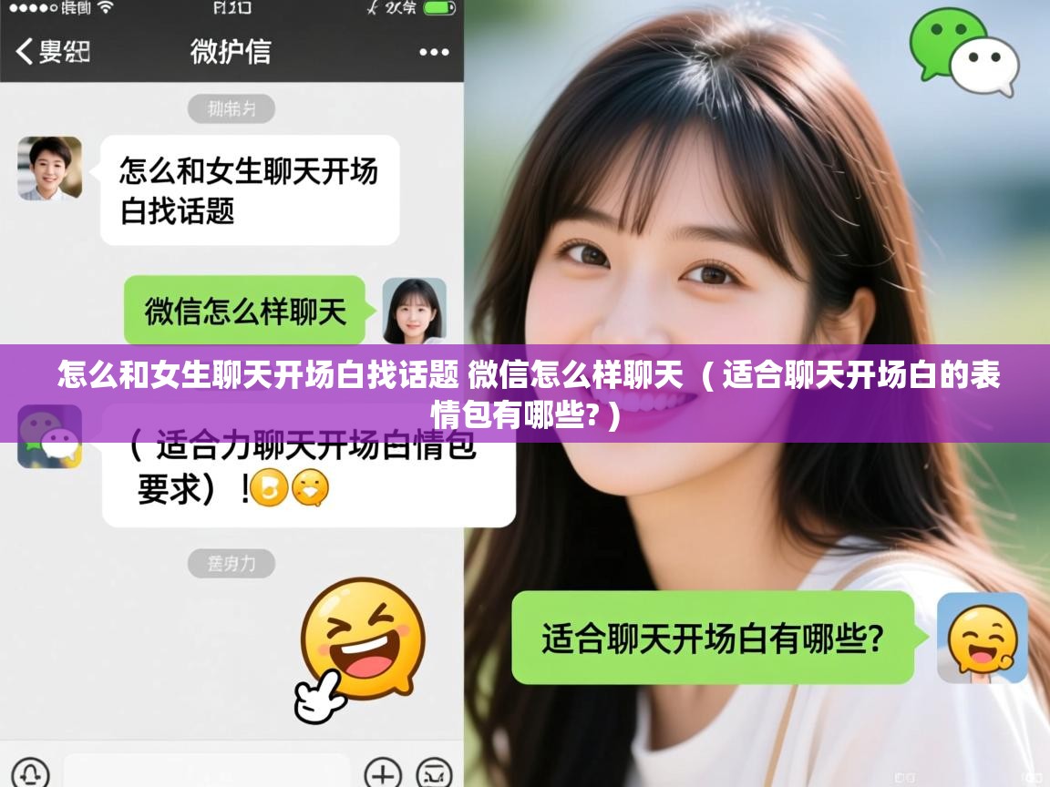  怎么和女生聊天开场白找话题 微信怎么样聊天  ( 适合聊天开场白的表情包有哪些? )