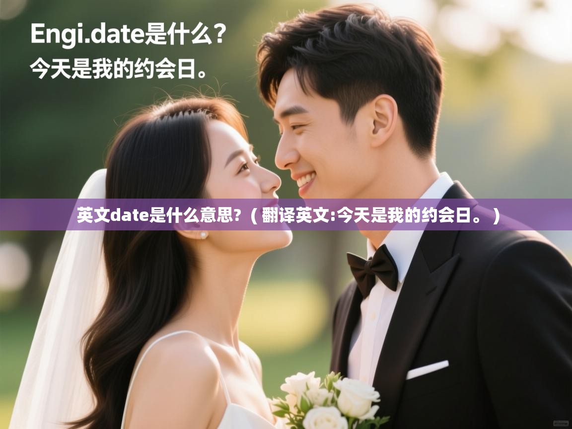  英文date是什么意思?  ( 翻译英文:今天是我的约会日。 )