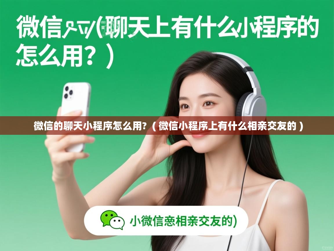  微信的聊天小程序怎么用?  ( 微信小程序上有什么相亲交友的 )