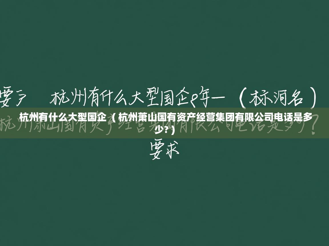  杭州有什么大型国企  ( 杭州萧山国有资产经营集团有限公司电话是多少? )