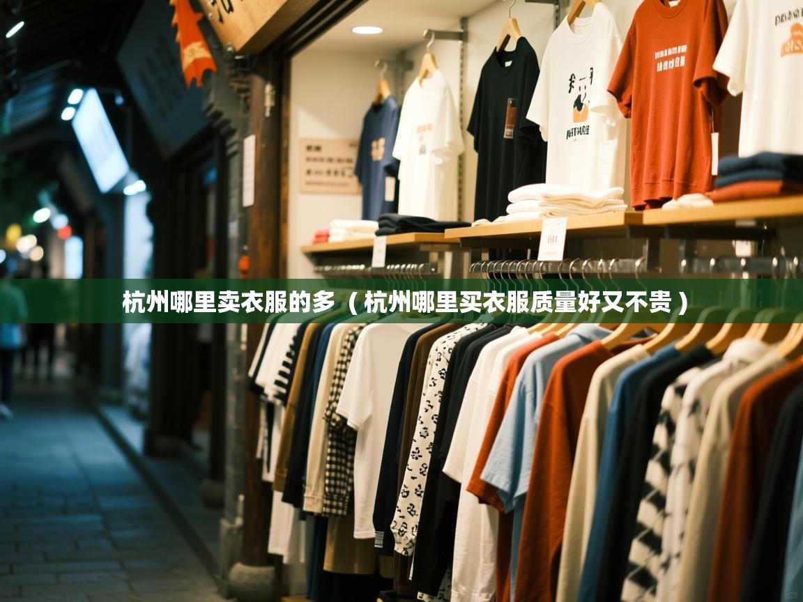  杭州哪里卖衣服的多  ( 杭州哪里买衣服质量好又不贵 )