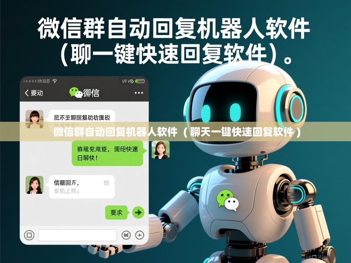  微信群自动回复机器人软件  ( 聊天一键快速回复软件 )
