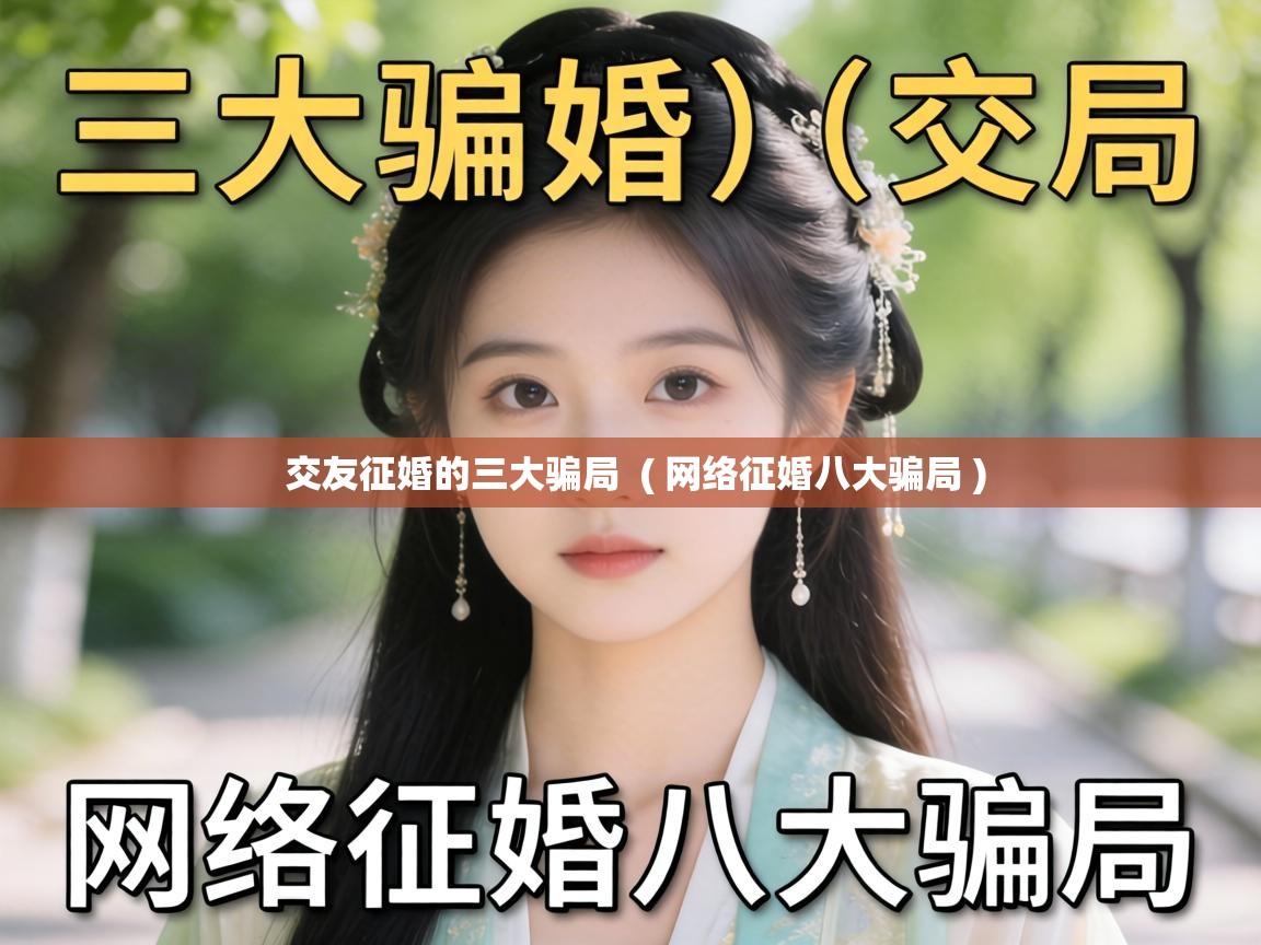  交友征婚的三大骗局  ( 网络征婚八大骗局 )