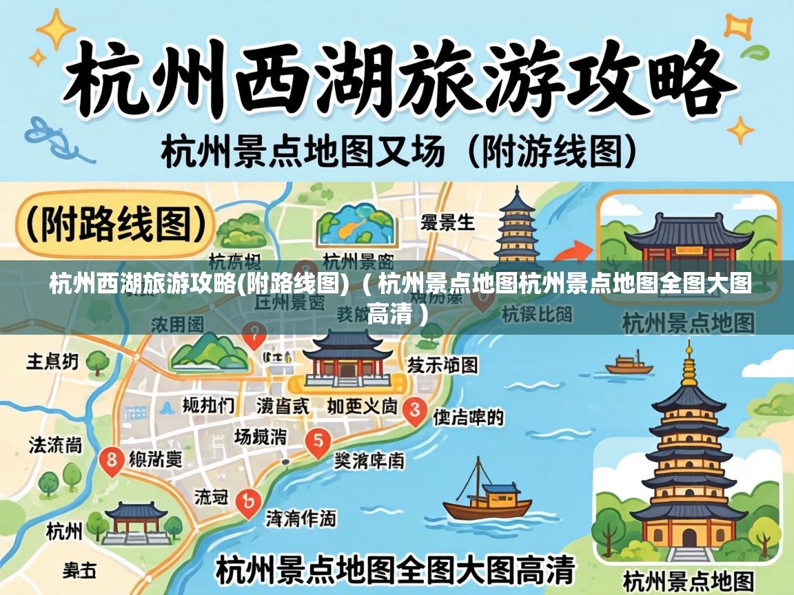  杭州西湖旅游攻略(附路线图)  ( 杭州景点地图杭州景点地图全图大图高清 )