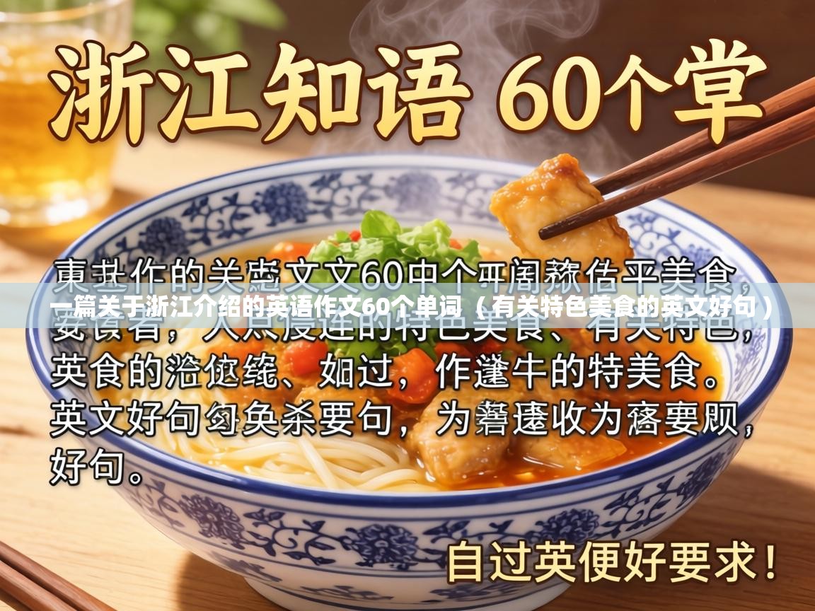  一篇关于浙江介绍的英语作文60个单词  ( 有关特色美食的英文好句 )