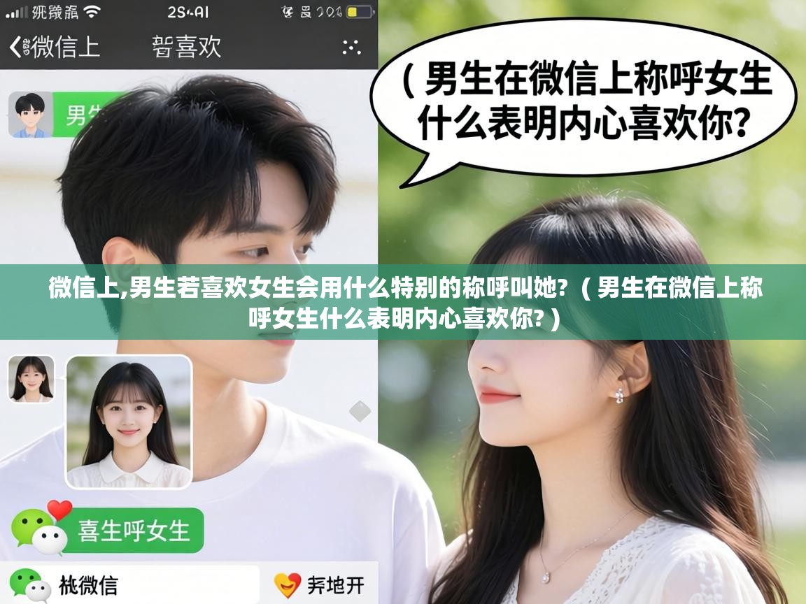  微信上,男生若喜欢女生会用什么特别的称呼叫她?  ( 男生在微信上称呼女生什么表明内心喜欢你? )