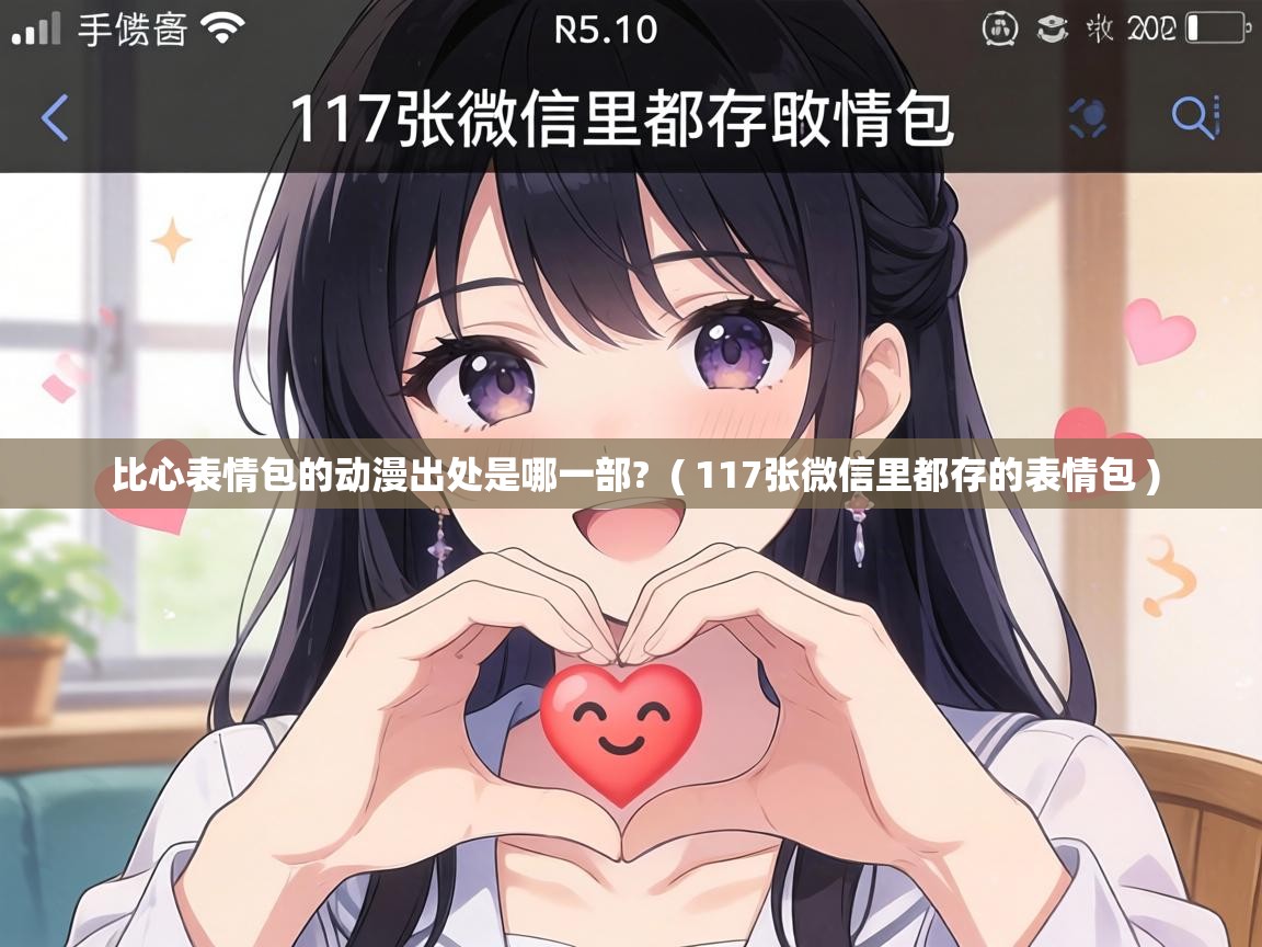  比心表情包的动漫出处是哪一部?  ( 117张微信里都存的表情包 )