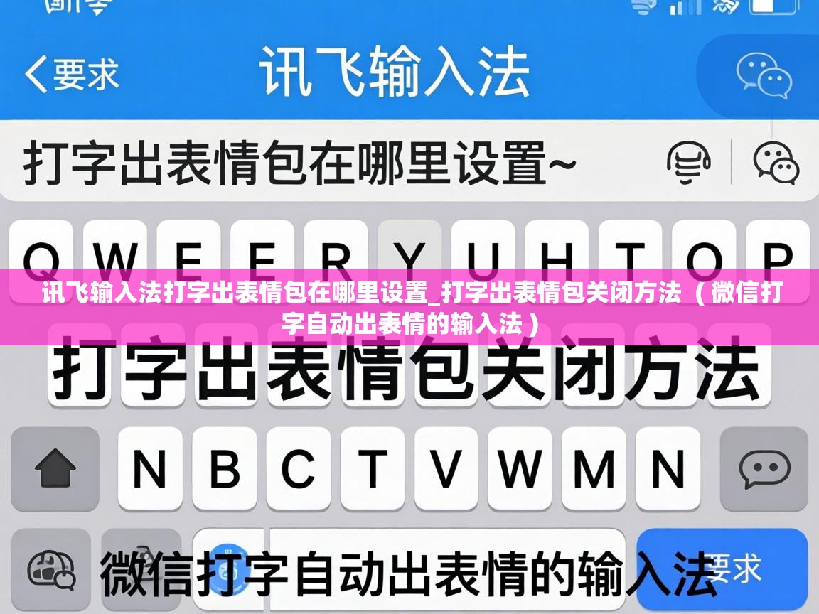  讯飞输入法打字出表情包在哪里设置_打字出表情包关闭方法  ( 微信打字自动出表情的输入法 )