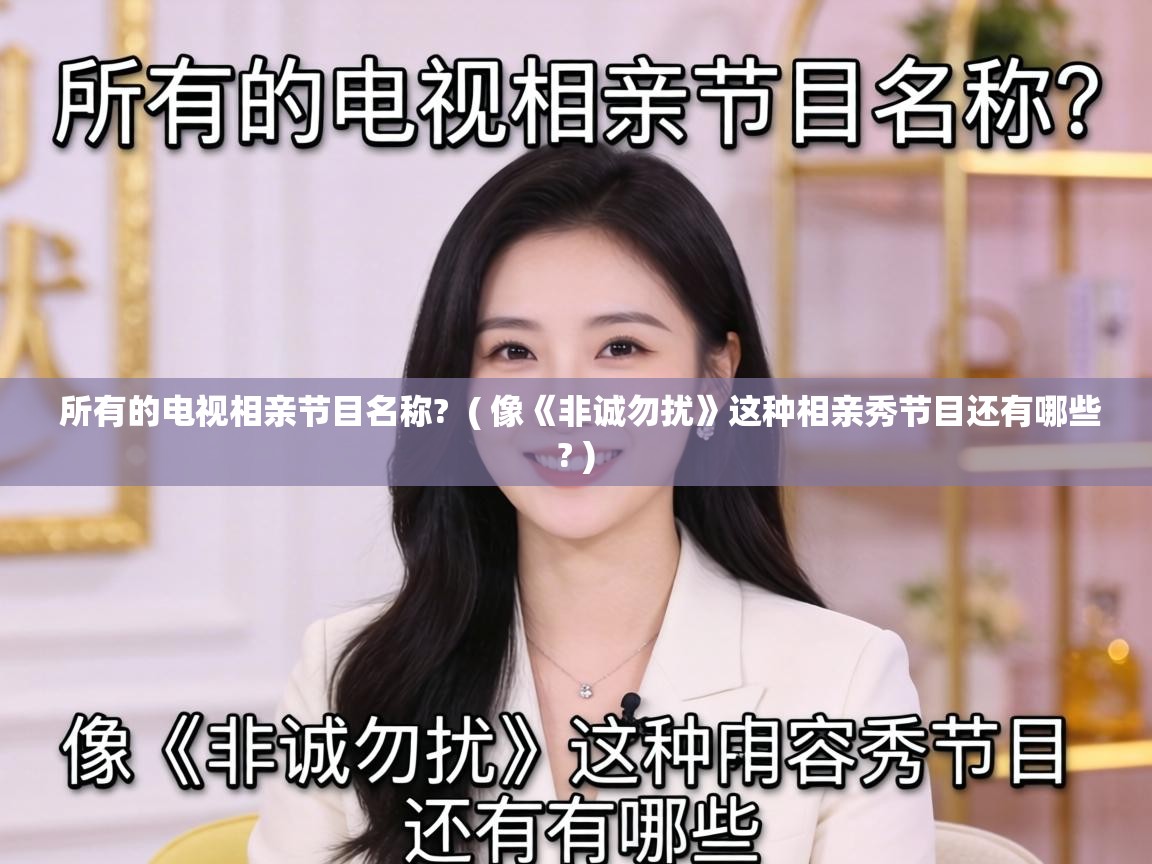  所有的电视相亲节目名称?  ( 像《非诚勿扰》这种相亲秀节目还有哪些? )