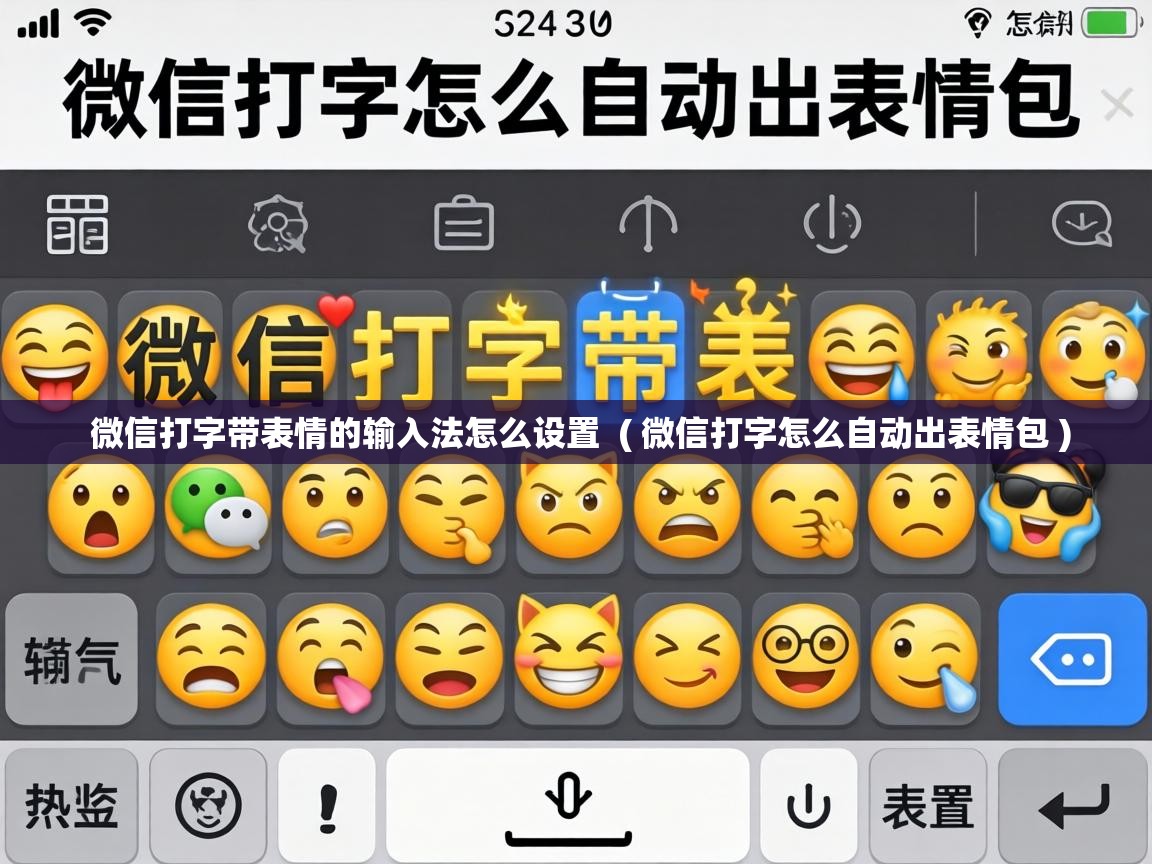  微信打字带表情的输入法怎么设置  ( 微信打字怎么自动出表情包 )