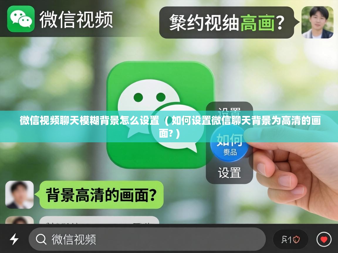  微信视频聊天模糊背景怎么设置  ( 如何设置微信聊天背景为高清的画面? )