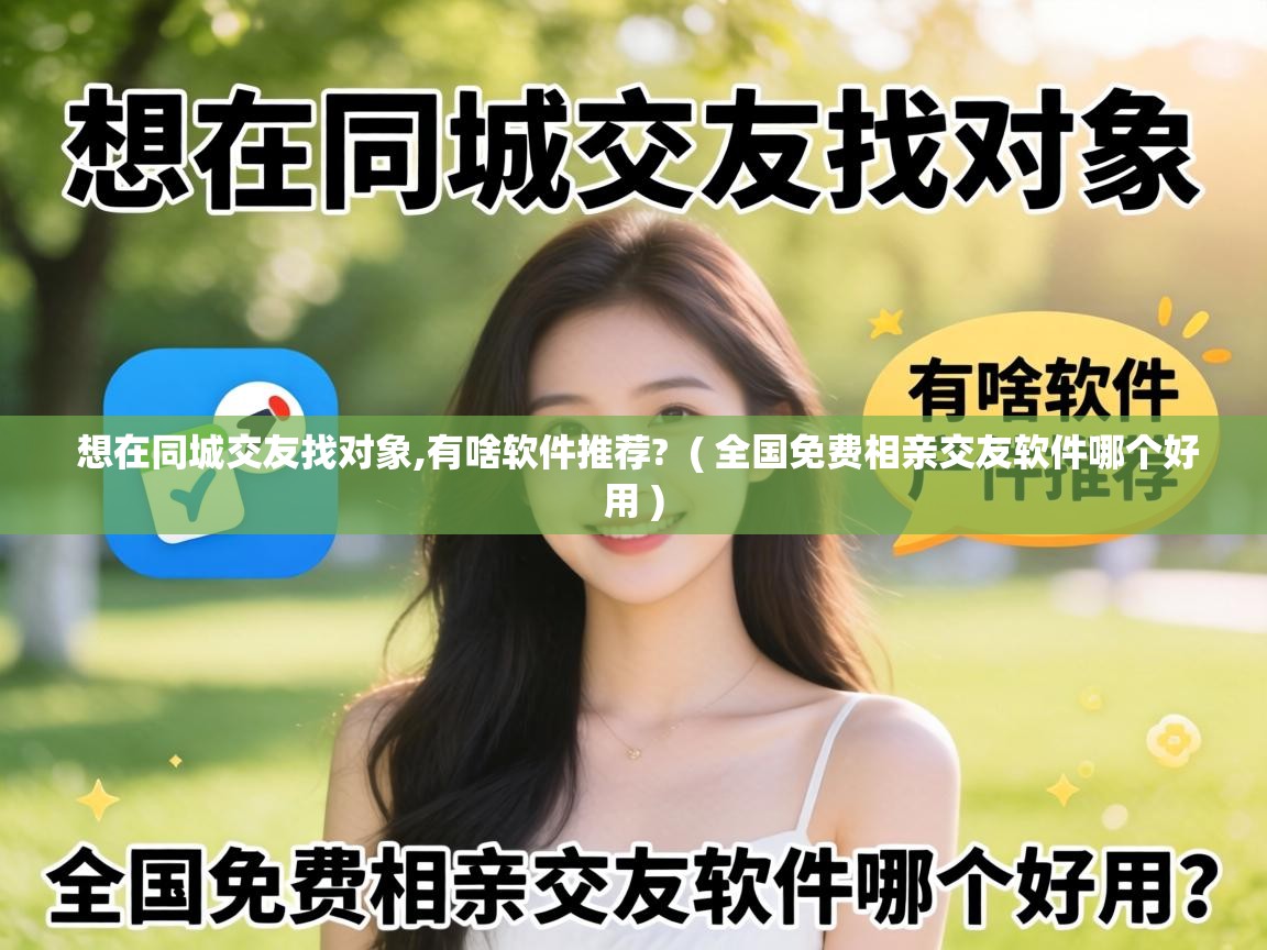  想在同城交友找对象,有啥软件推荐?  ( 全国免费相亲交友软件哪个好用 )