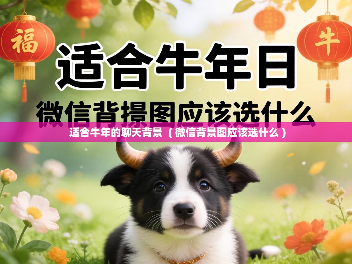  适合牛年的聊天背景  ( 微信背景图应该选什么 )
