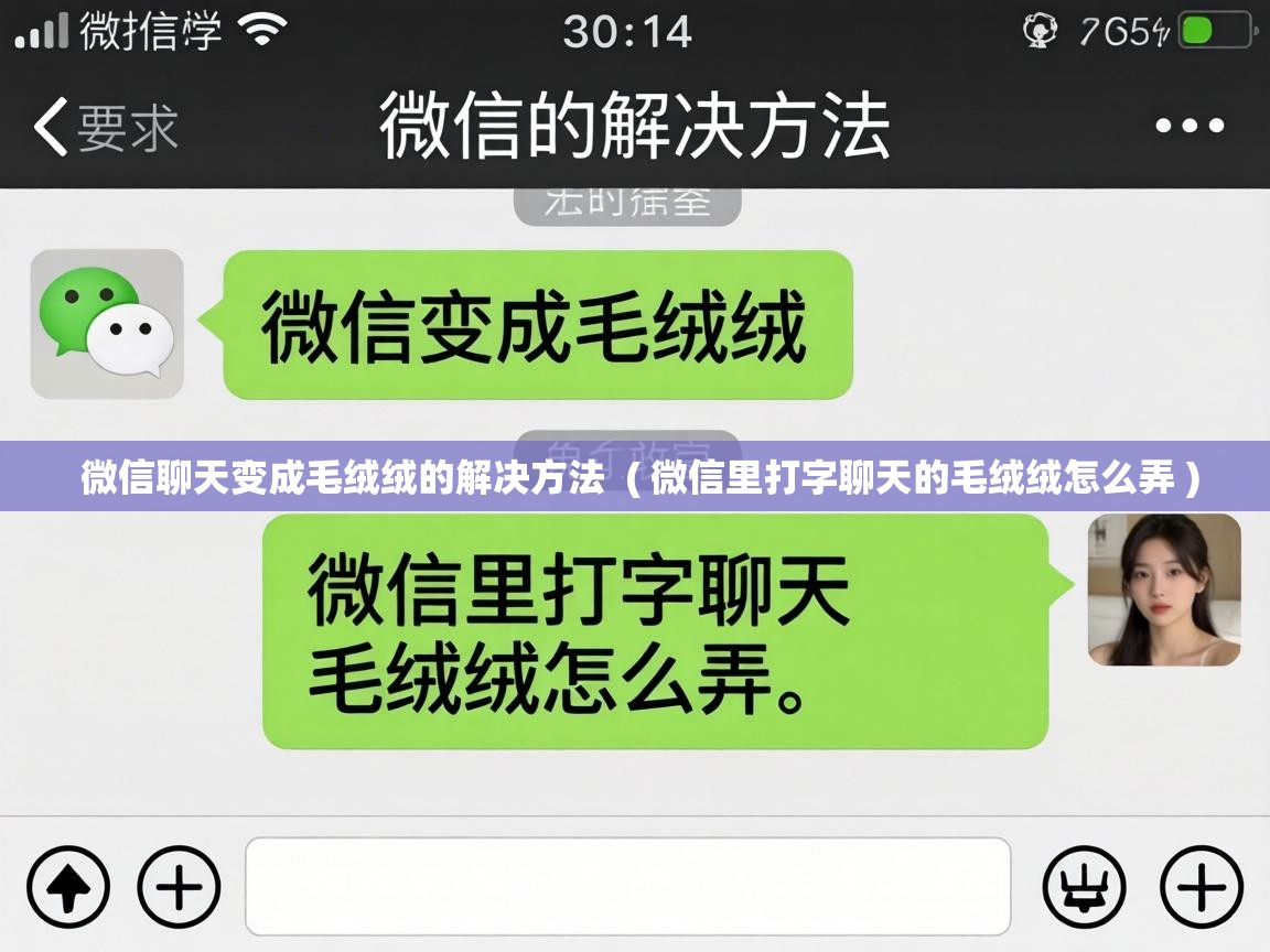  微信聊天变成毛绒绒的解决方法  ( 微信里打字聊天的毛绒绒怎么弄 )