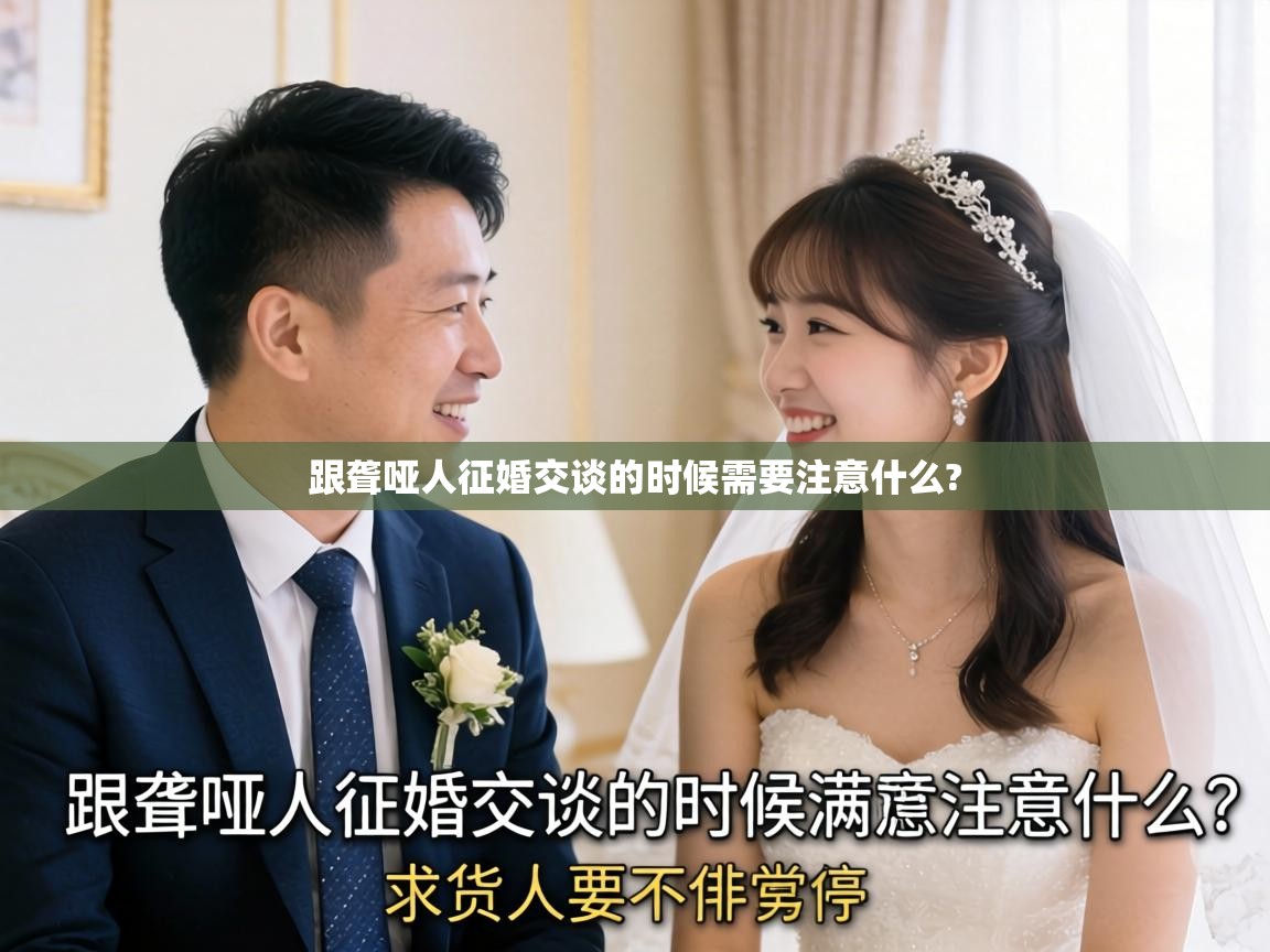  跟聋哑人征婚交谈的时候需要注意什么? 