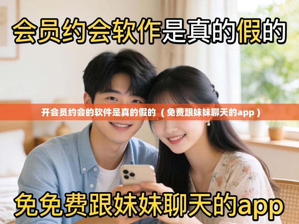  开会员约会的软件是真的假的  ( 免费跟妹妹聊天的app )