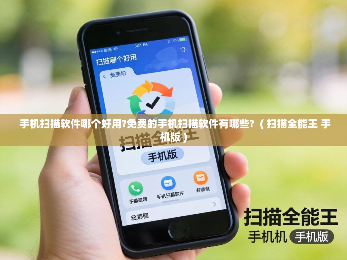  手机扫描软件哪个好用?免费的手机扫描软件有哪些?  ( 扫描全能王 手机版 )