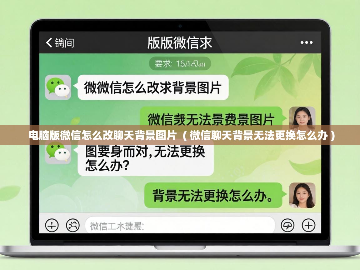  电脑版微信怎么改聊天背景图片  ( 微信聊天背景无法更换怎么办 )