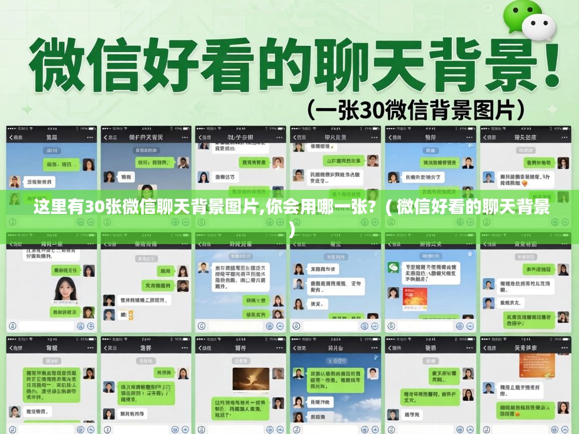  这里有30张微信聊天背景图片,你会用哪一张?  ( 微信好看的聊天背景 )