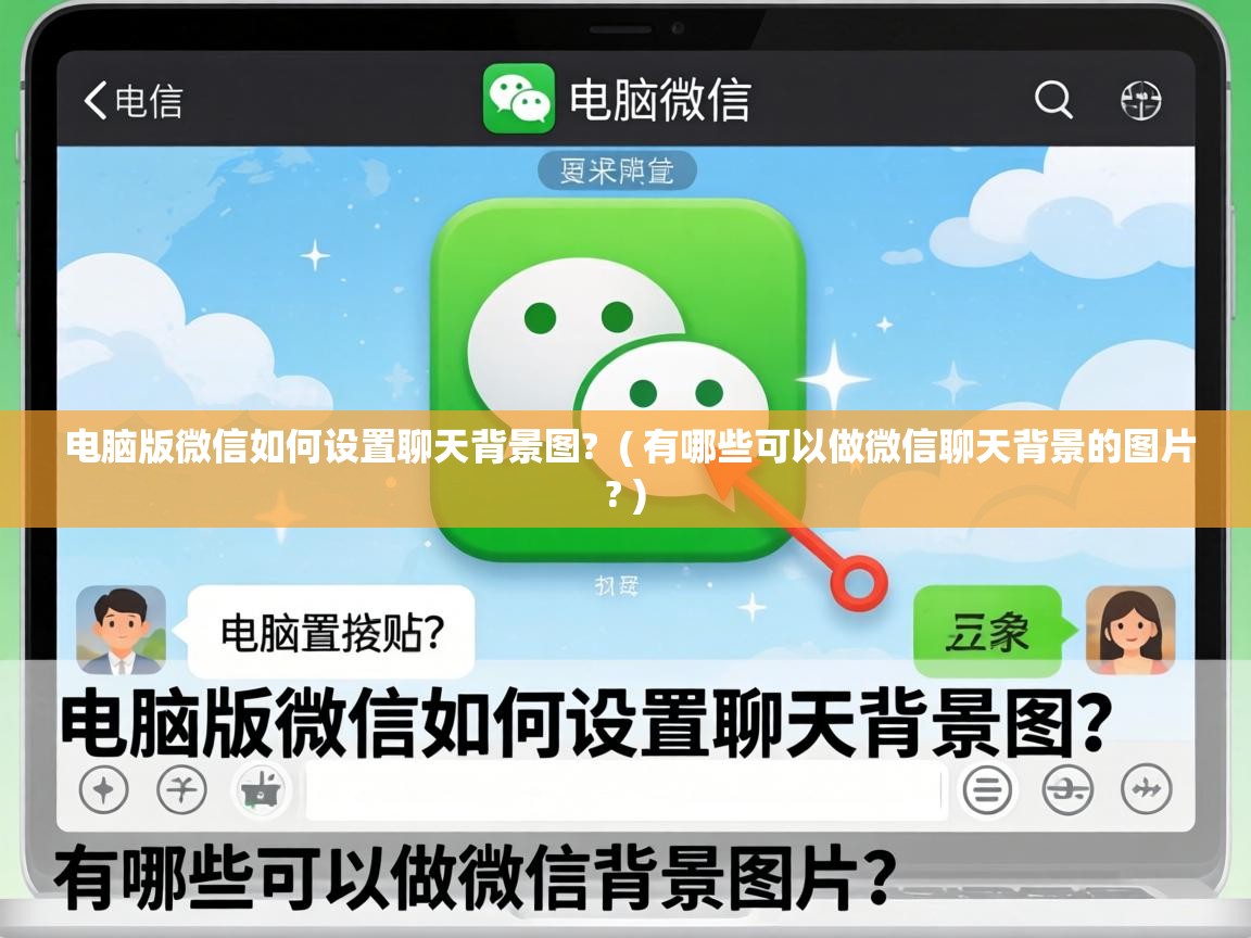  电脑版微信如何设置聊天背景图?  ( 有哪些可以做微信聊天背景的图片? )