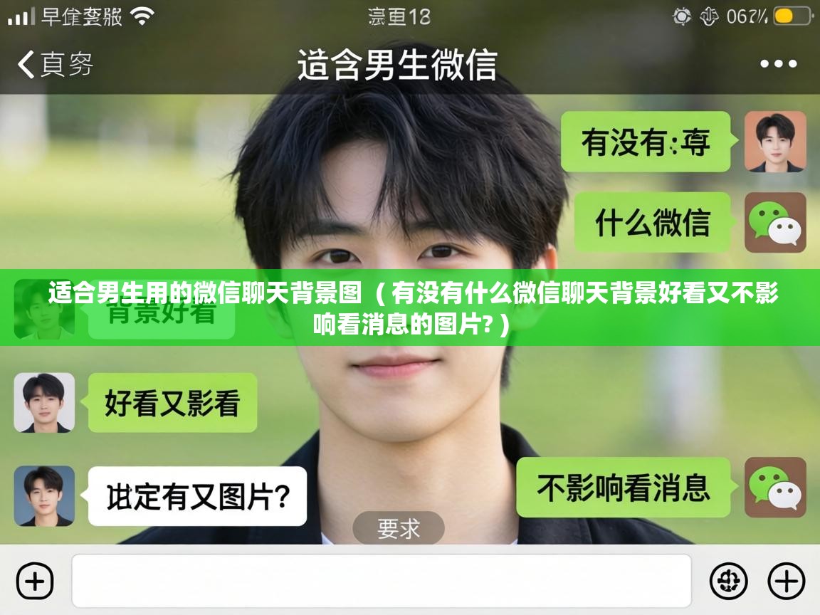  适合男生用的微信聊天背景图  ( 有没有什么微信聊天背景好看又不影响看消息的图片? )