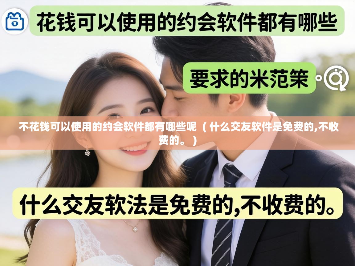  不花钱可以使用的约会软件都有哪些呢  ( 什么交友软件是免费的,不收费的。 )