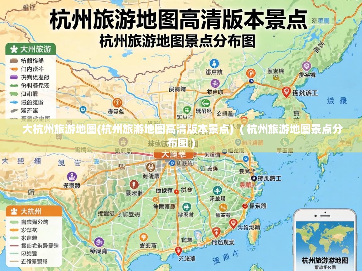  大杭州旅游地图(杭州旅游地图高清版本景点)  ( 杭州旅游地图景点分布图 )