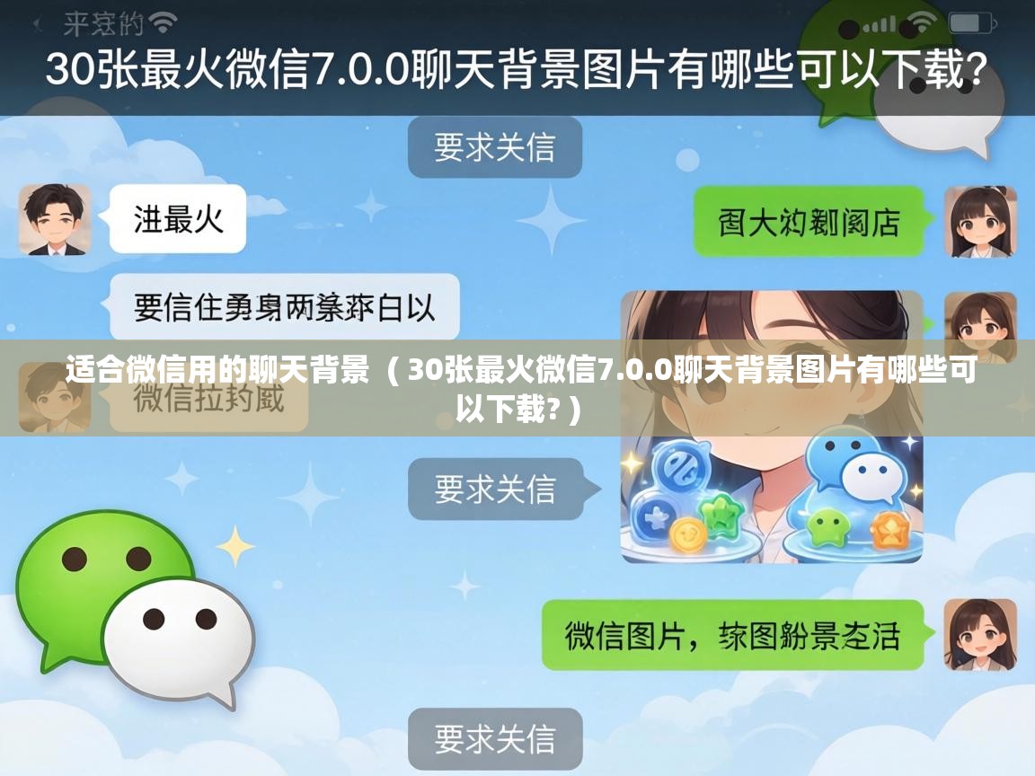 适合微信用的聊天背景  ( 30张最火微信7.0.0聊天背景图片有哪些可以下载? )