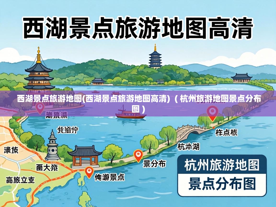  西湖景点旅游地图(西湖景点旅游地图高清)  ( 杭州旅游地图景点分布图 )
