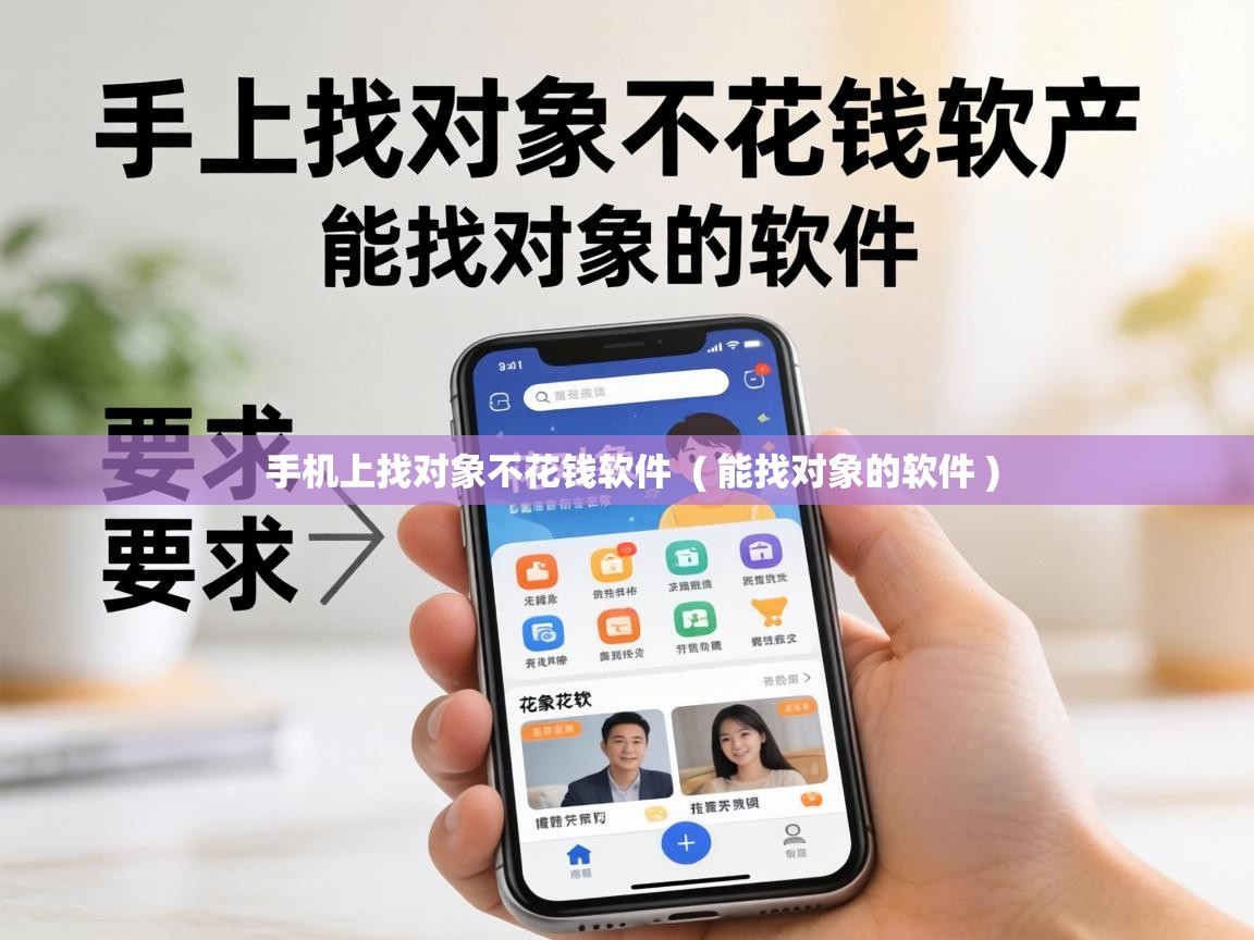  手机上找对象不花钱软件  ( 能找对象的软件 )