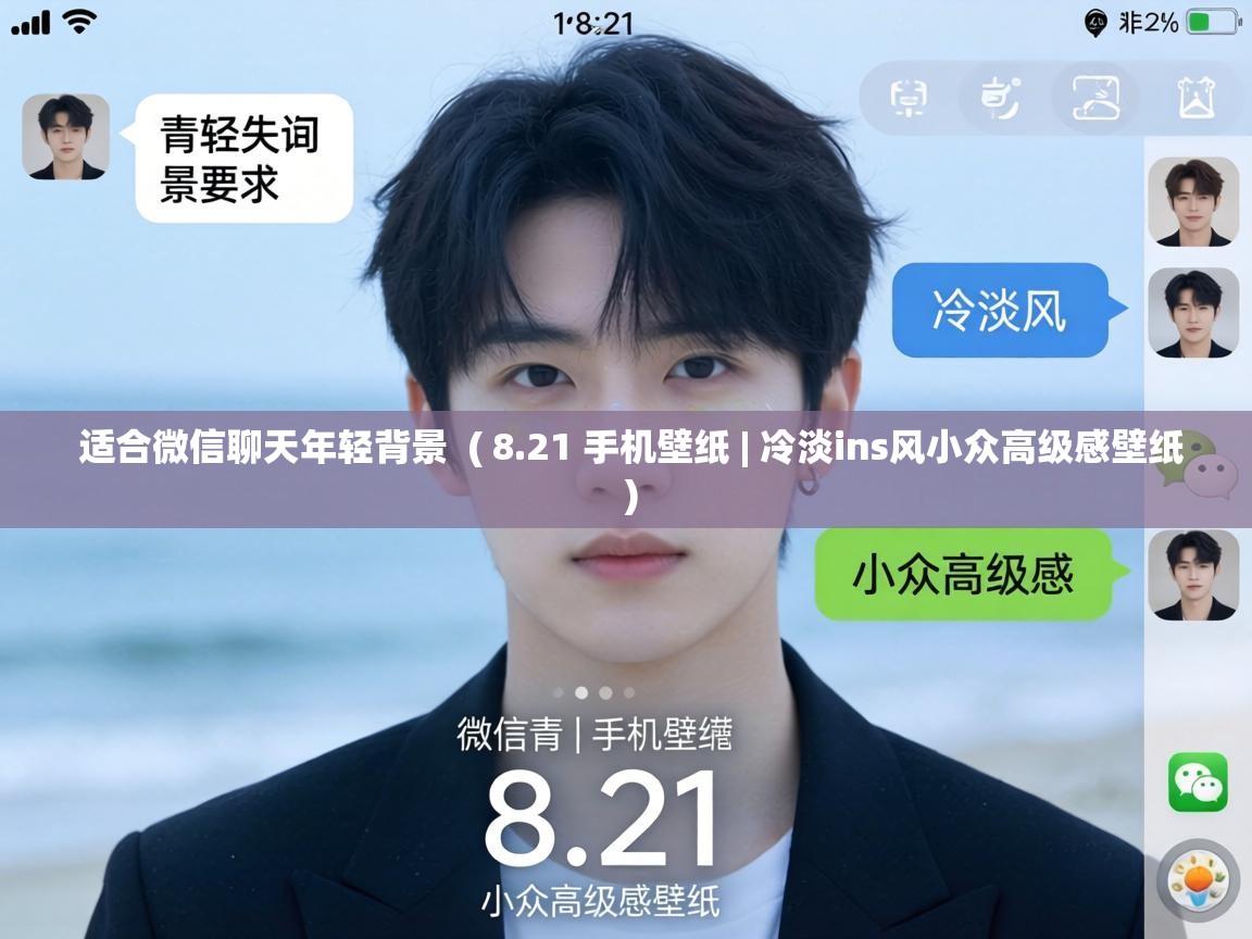  适合微信聊天年轻背景  ( 8.21 手机壁纸 | 冷淡ins风小众高级感壁纸 )