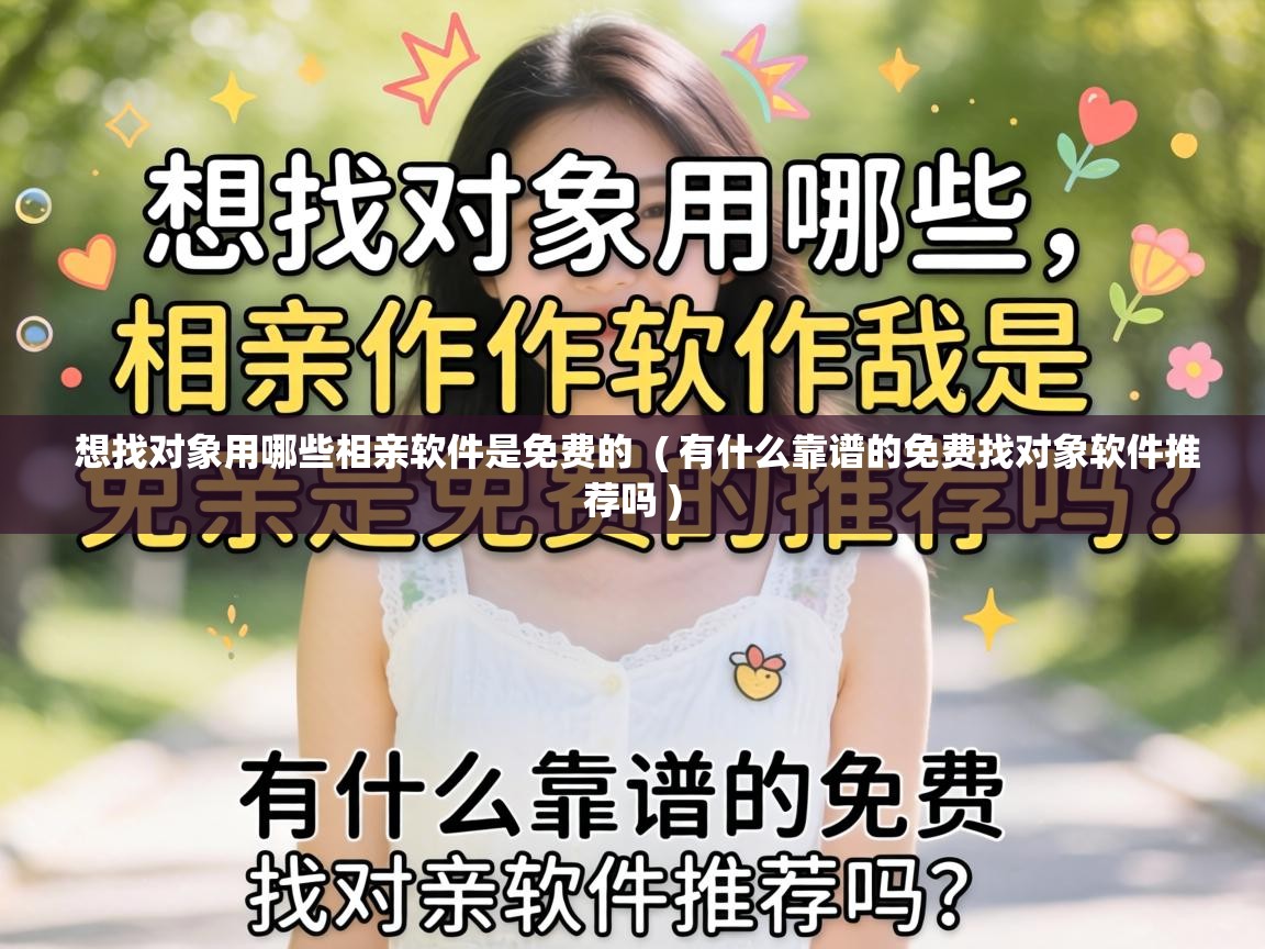  想找对象用哪些相亲软件是免费的  ( 有什么靠谱的免费找对象软件推荐吗 )