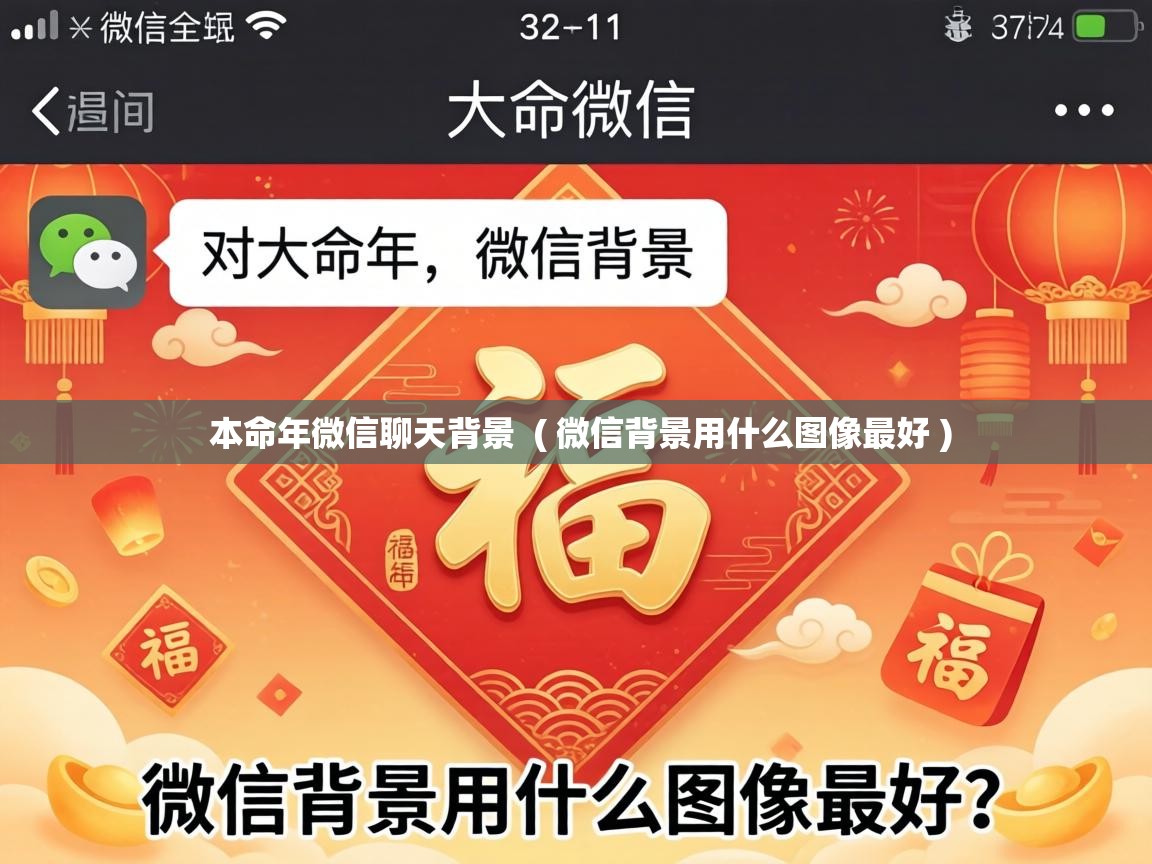  本命年微信聊天背景  ( 微信背景用什么图像最好 )