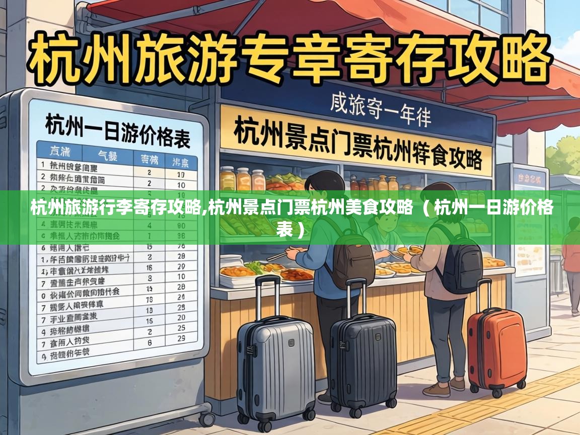  杭州旅游行李寄存攻略,杭州景点门票杭州美食攻略  ( 杭州一日游价格表 )