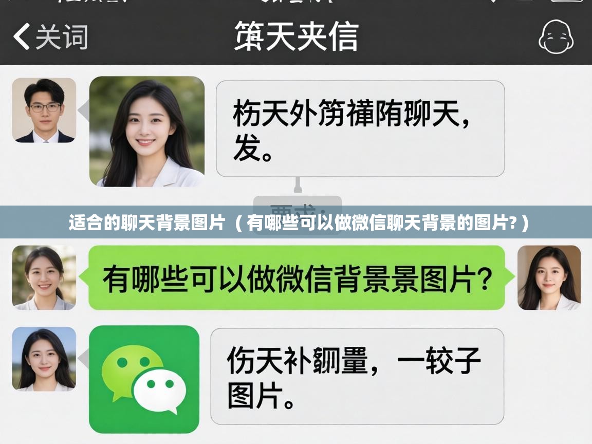  适合的聊天背景图片  ( 有哪些可以做微信聊天背景的图片? )