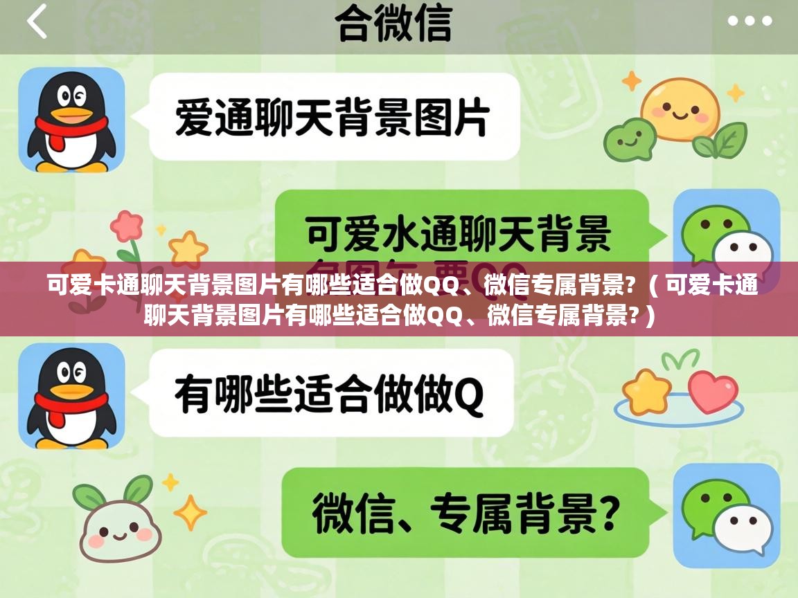  可爱卡通聊天背景图片有哪些适合做QQ、微信专属背景?  ( 可爱卡通聊天背景图片有哪些适合做QQ、微信专属背景? )