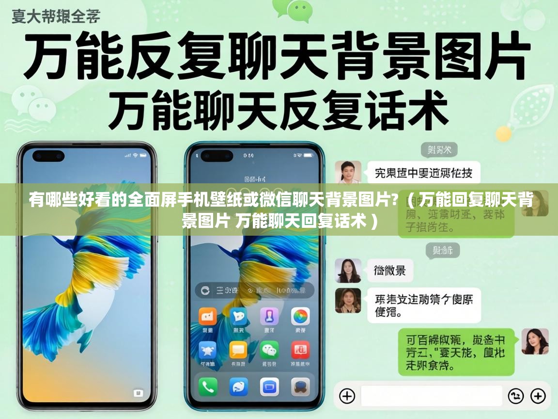  有哪些好看的全面屏手机壁纸或微信聊天背景图片?  ( 万能回复聊天背景图片 万能聊天回复话术 )