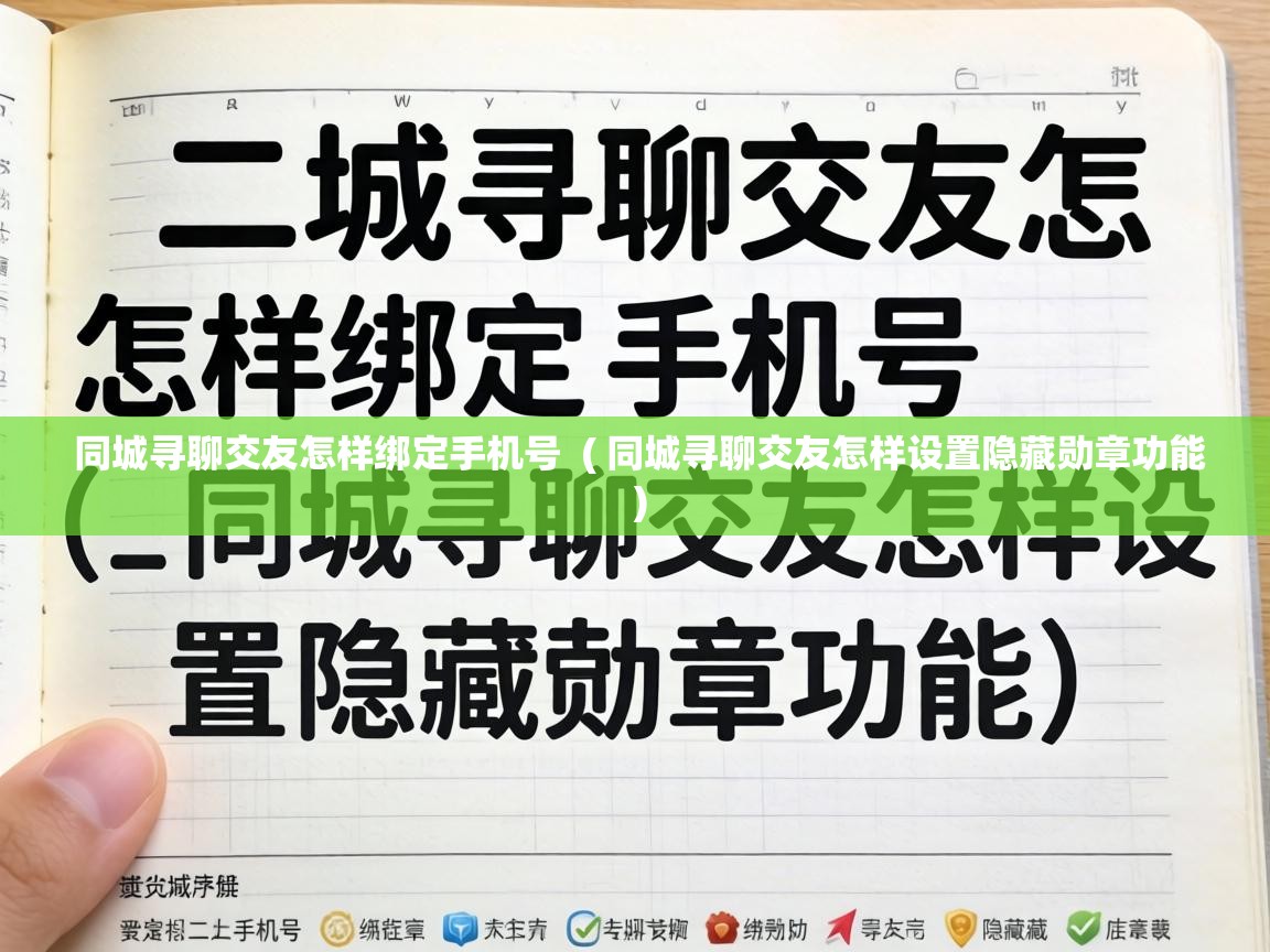  同城寻聊交友怎样绑定手机号  ( 同城寻聊交友怎样设置隐藏勋章功能 )
