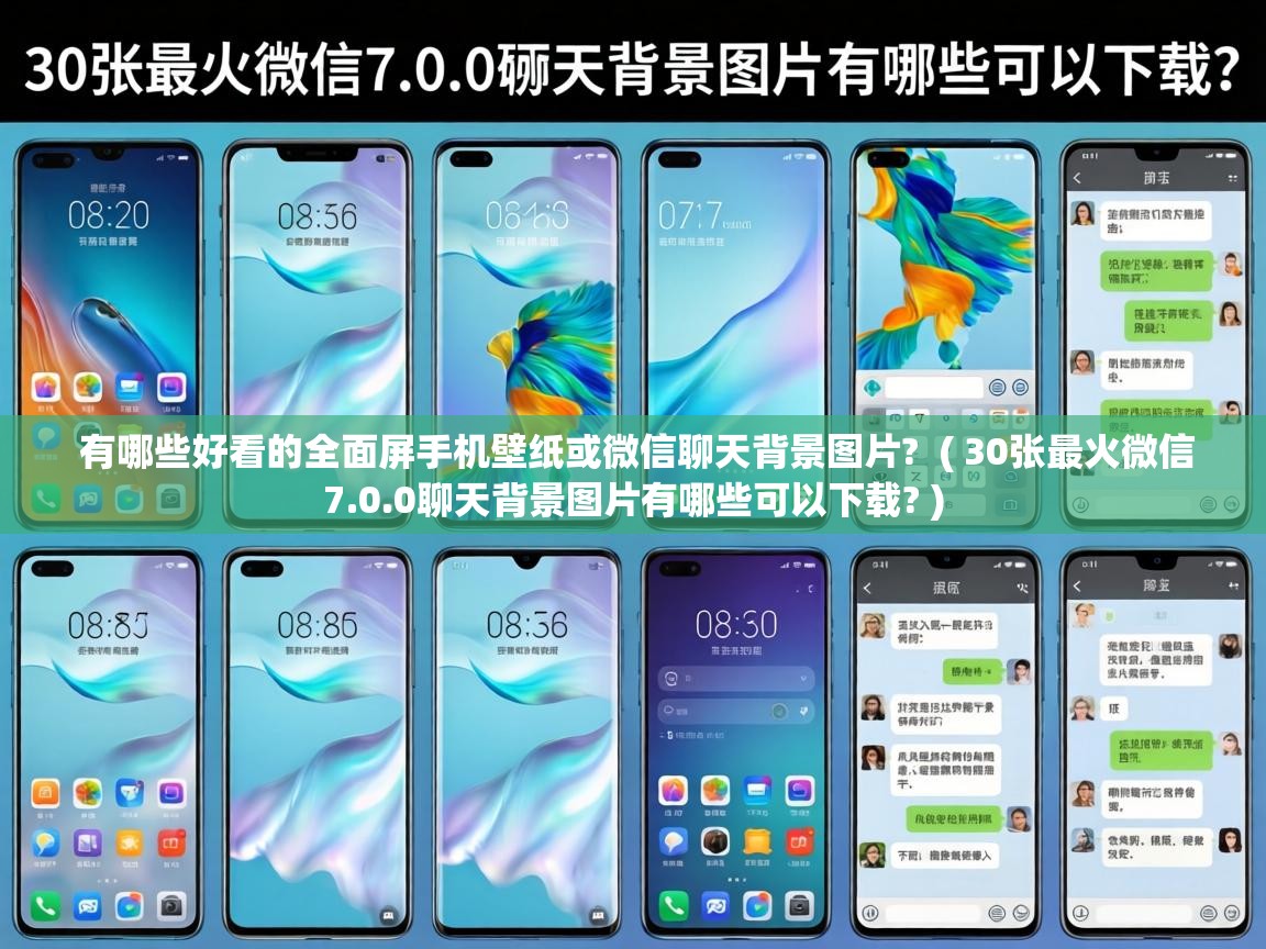  有哪些好看的全面屏手机壁纸或微信聊天背景图片?  ( 30张最火微信7.0.0聊天背景图片有哪些可以下载? )
