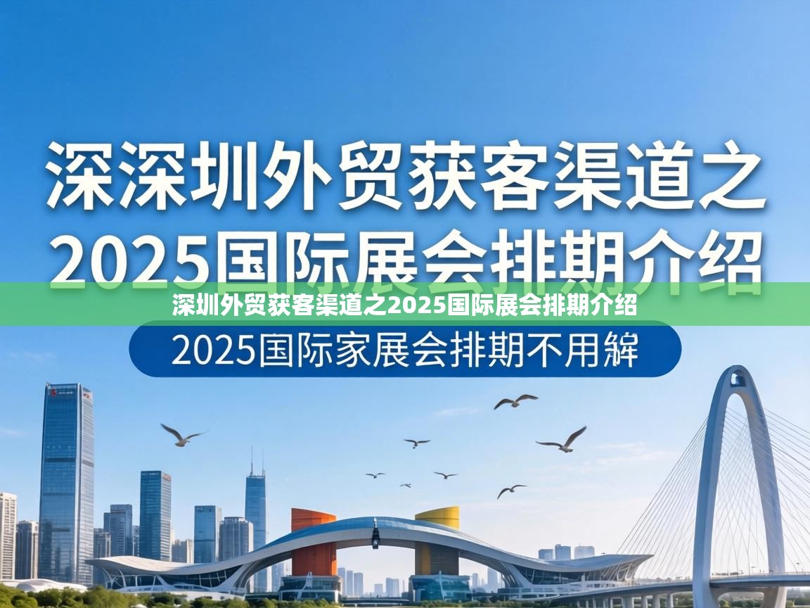  深圳外贸获客渠道之2025国际展会排期介绍 