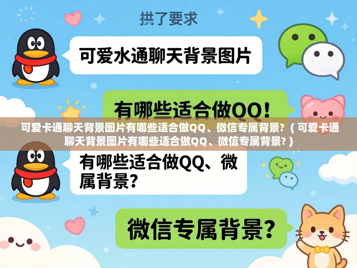  可爱卡通聊天背景图片有哪些适合做QQ、微信专属背景?  ( 可爱卡通聊天背景图片有哪些适合做QQ、微信专属背景? )