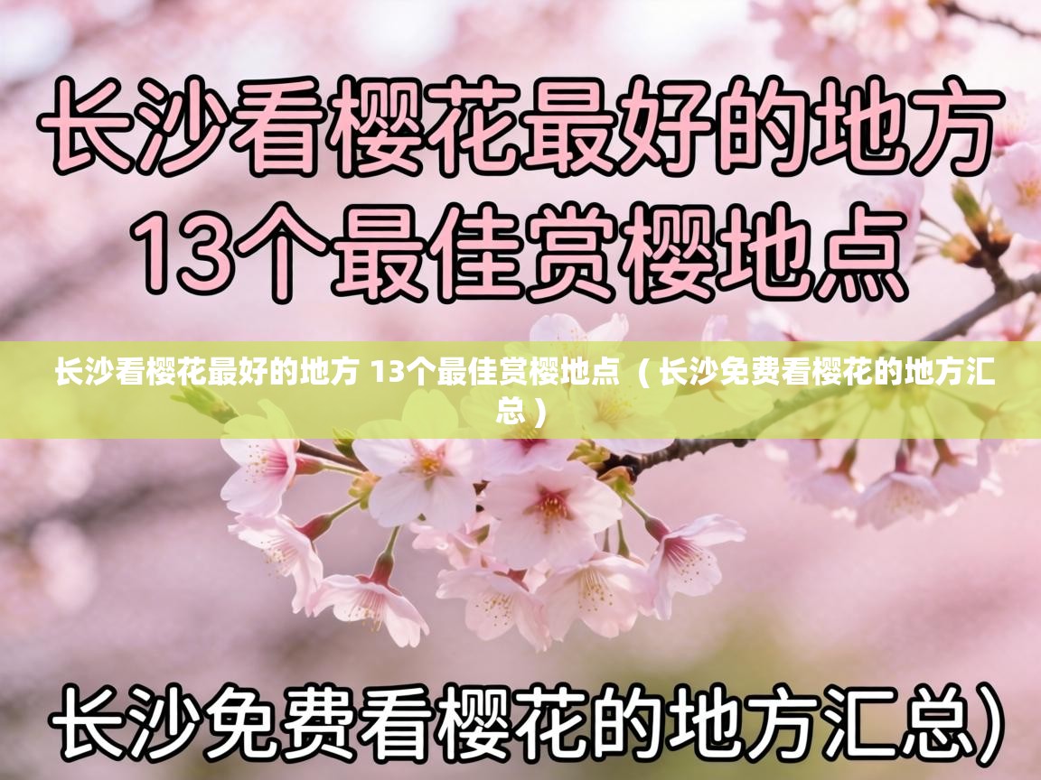  长沙看樱花最好的地方 13个最佳赏樱地点  ( 长沙免费看樱花的地方汇总 )