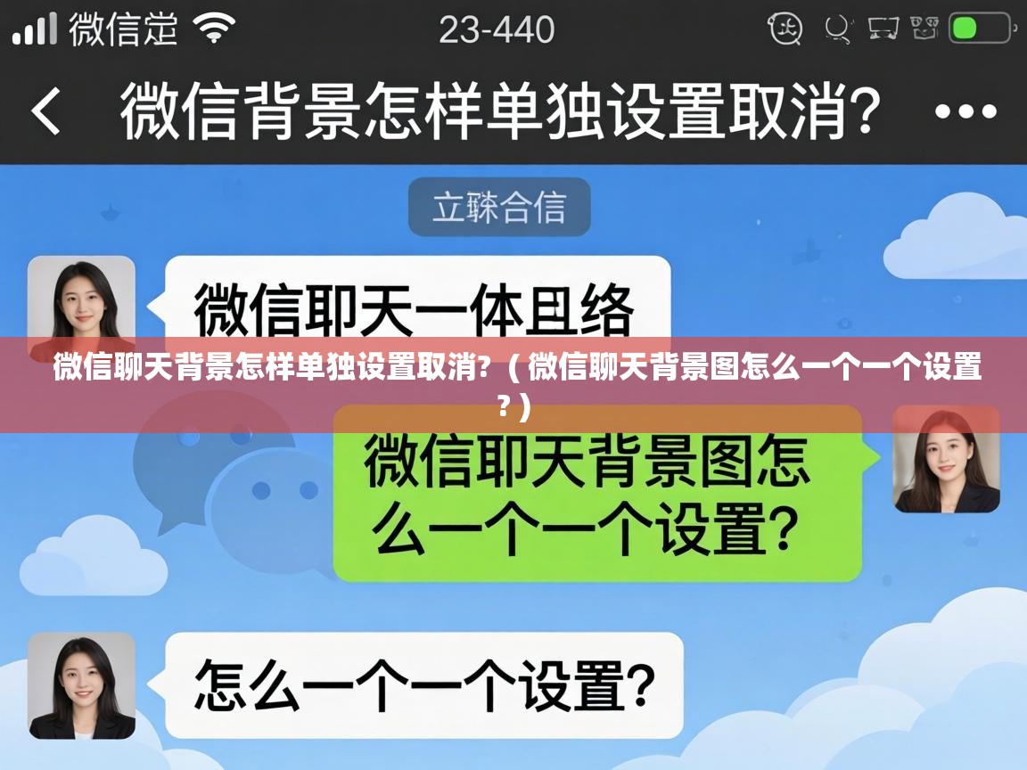  微信聊天背景怎样单独设置取消?  ( 微信聊天背景图怎么一个一个设置? )