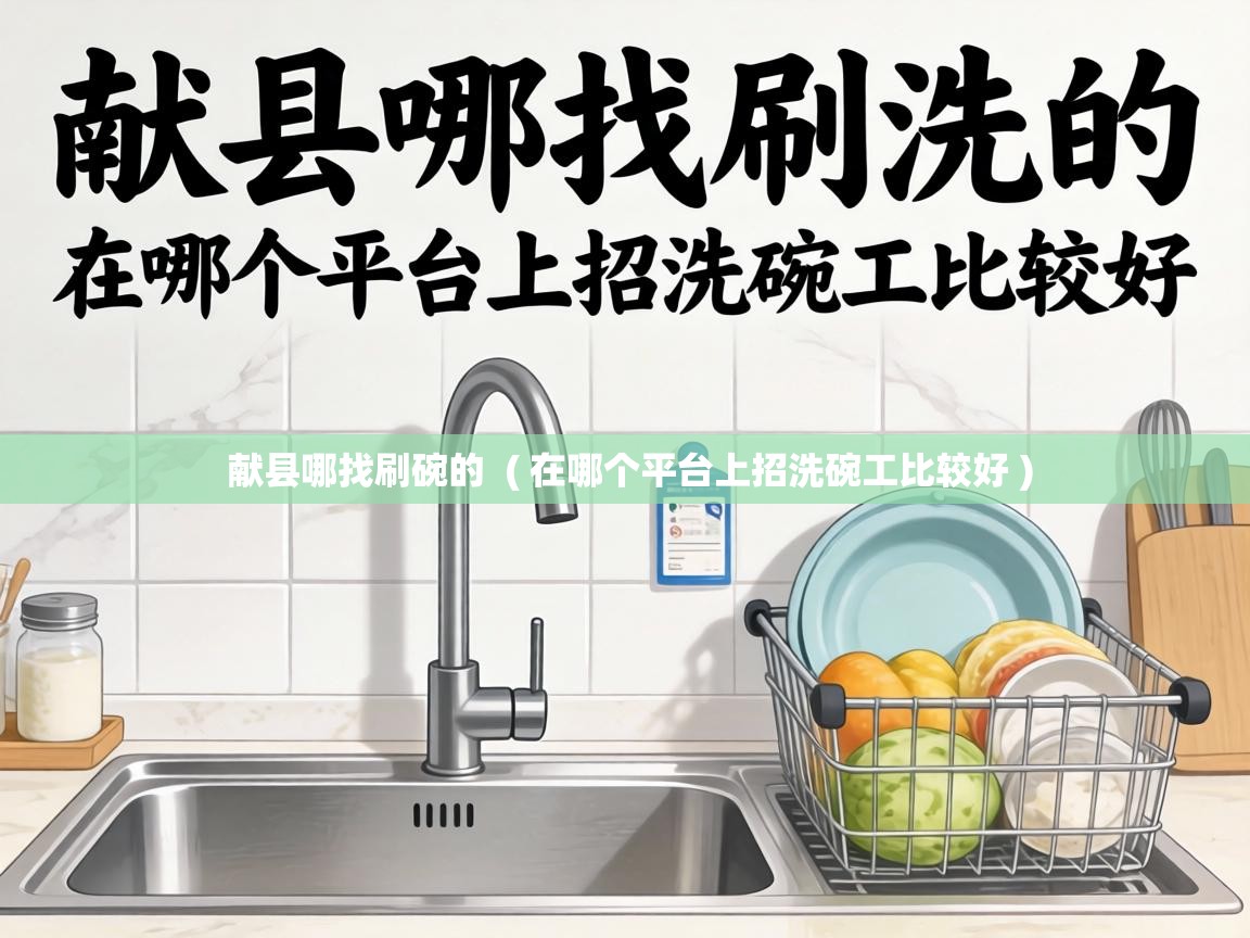  献县哪找刷碗的  ( 在哪个平台上招洗碗工比较好 )