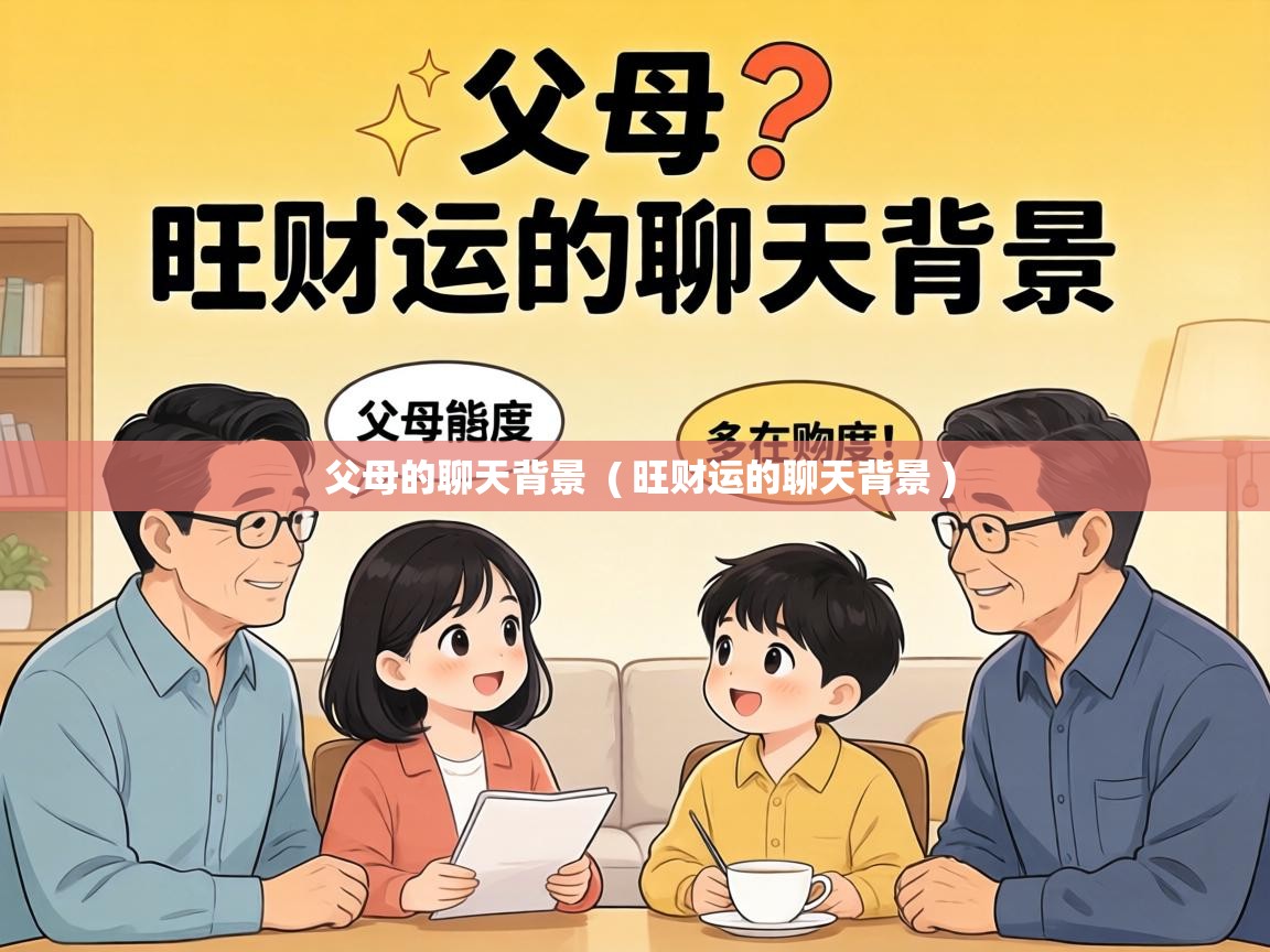  父母的聊天背景  ( 旺财运的聊天背景 )