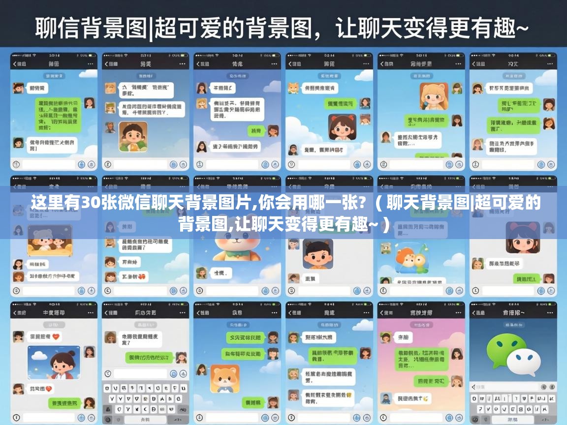  这里有30张微信聊天背景图片,你会用哪一张?  ( 聊天背景图|超可爱的背景图,让聊天变得更有趣~ )