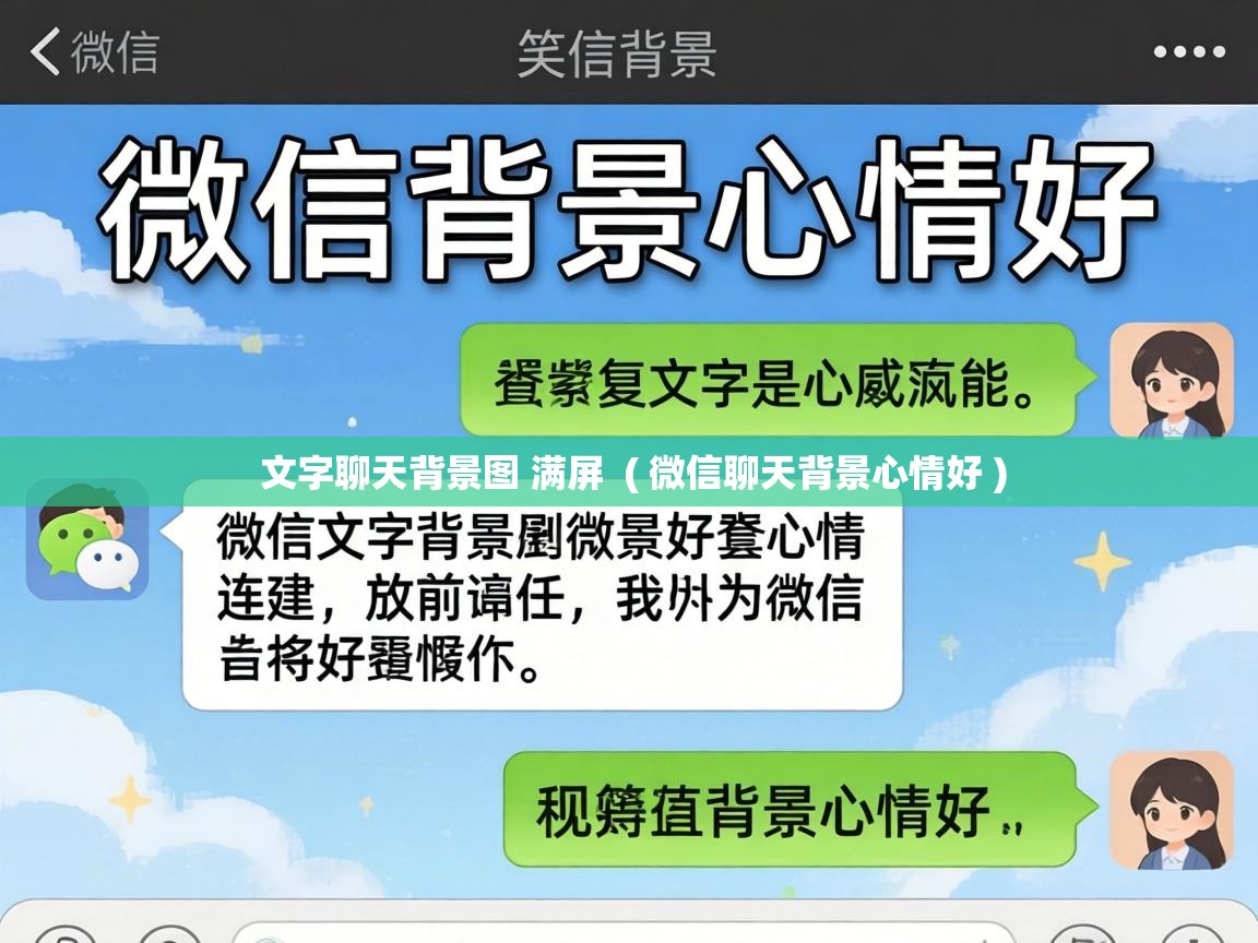  文字聊天背景图 满屏  ( 微信聊天背景心情好 )